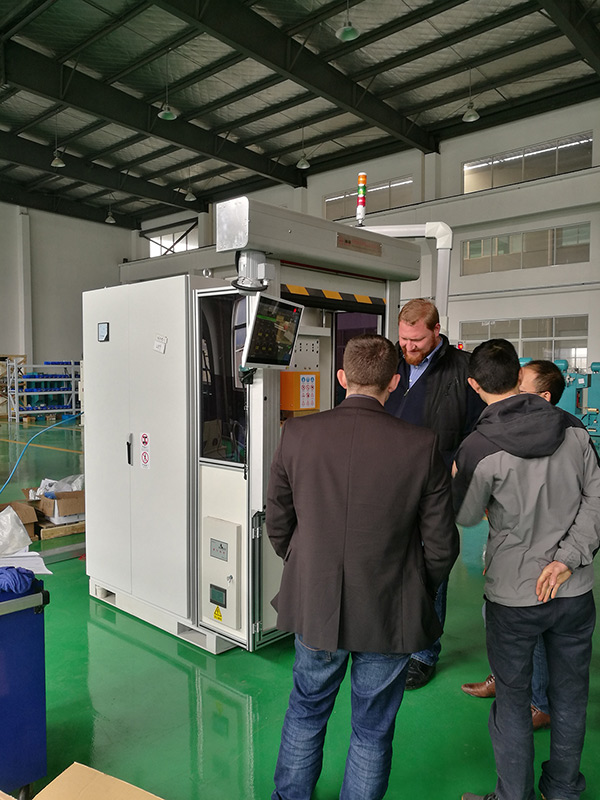 德國客戶來廠驗收